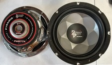 Par de pirâmide 8" PW877X bota ímã de borracha cromada 400 Watts driver subwoofer comprar usado  Enviando para Brazil
