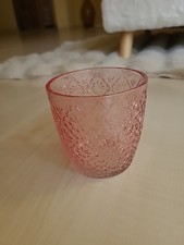 Windlicht glas rosa gebraucht kaufen  Wendelstein