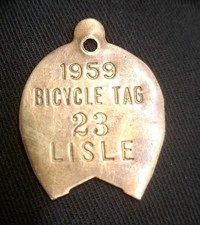 Bike tag rare for sale  Remsen