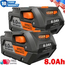 2pack 8.0ah ridgid for sale  Ontario