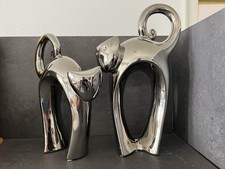 Skulptur katzen sielber gebraucht kaufen  Heilbronn
