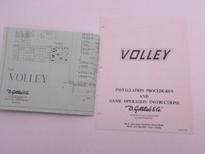 Gottlieb volley schematic for sale  Castro Valley