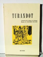 Puccini libretto opera usato  Mira