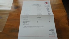 1998 pre season for sale  CLEVEDON