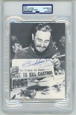 Fidel castro signed for sale  Los Angeles