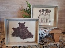 Vntg. framed puppy for sale  Great Valley