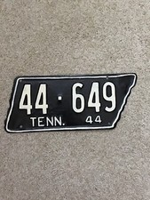 1944 tennessee license for sale  Maryville