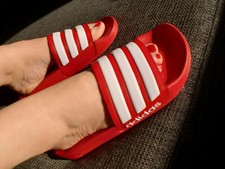 Adidas adilette schuhe gebraucht kaufen  Weinheim