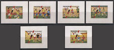 Iêmen A12 futebol esporte 6 folhas imperfeito MNH 1982 CV 100 eur comprar usado  Enviando para Brazil