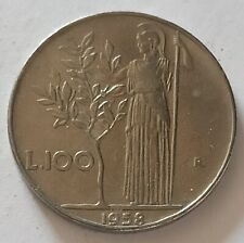 100 lire 1958 usato  Pescara