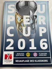 Fußballprogramm supercup 2016 gebraucht kaufen  Woltersdorf