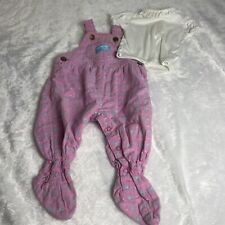 Usado, Mono vintage años 80 Oshkosh B'gosh 6-9 meses rosa con patas camisa de Carter segunda mano  Embacar hacia Argentina