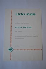 Alte ddr urkunde gebraucht kaufen  Chemnitz