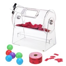 Acrylic raffle drum for sale  LEICESTER
