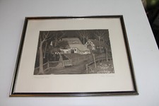 Radierung worpswede 1957 gebraucht kaufen  Burgbrohl
