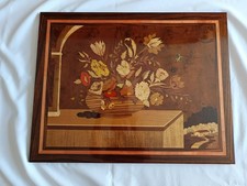 Altes holzintarsien bild gebraucht kaufen  Stephanskirchen