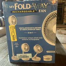 Ventilador recarregável My Foldaway ventilador de chão e mesa 2 em 1 comprar usado  Enviando para Brazil