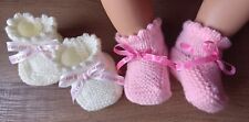 Paires chaussons bébé d'occasion  Nancy-