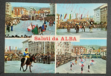 Usado, Cartolina Saluti da Alba - Palio degli Asini comprar usado  Enviando para Brazil
