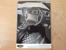 Bentley continental handcrafte for sale  STOURPORT-ON-SEVERN