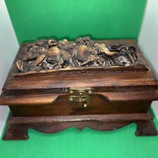 Vintage wooden box for sale  EDENBRIDGE