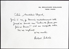 Carte autographe robert d'occasion  Grenoble-