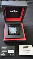 Usado, Relógio suíço feminino Tissot Bella Ora pulseira de couro azul 38 mm - T1032101604100 comprar usado  Enviando para Brazil