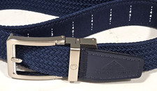 Usado, Cinto de catraca de golfe Folds of Honor trançado ponta estampada marinha 1 3/8" alça comprar usado  Enviando para Brazil