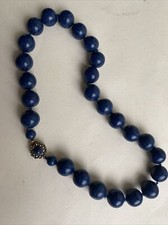 Collana lapislazzuli anni usato  Piacenza