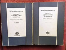 Trattato criminologia comparat usato  Palermo