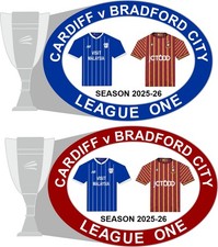 Cardiff bradford city for sale  BIRMINGHAM