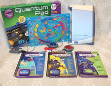 Leap Frog Quantum Pad Sistema Interativo de Aprendizagem Livros, Cartuchos, Guerras Mentais comprar usado  Enviando para Brazil