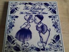 Ceramic white blue for sale  LIVERPOOL