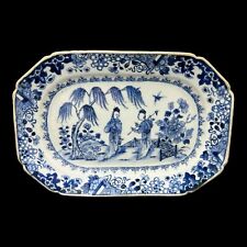 PRATO/PRATO CHINÊS ORIENTAL AZUL E BRANCO DO SÉCULO 18 27 CM comprar usado  Enviando para Brazil