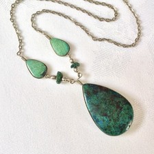 vintage malachite necklace for sale  LECHLADE