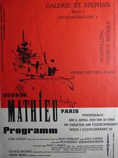 George mathieu exhibition d'occasion  Expédié en Belgium