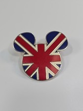 Broche comercial Mickey Mouse cabeça bandeira do Reino Unido 2008 Disney, usado comprar usado  Enviando para Brazil