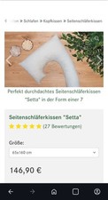 Allnatura seitenschläferkisse gebraucht kaufen  Wangen im Allgäu