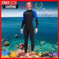Fato de mergulho protetor solar masculino à prova de frio com zíper equipamento esportivo aquático, usado comprar usado  Enviando para Brazil