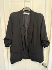 Zara black blazer for sale  NORTHWICH