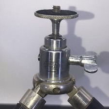 "Trípode vintage E. Leitz Wetzlar cabeza de bola • y trípode hecho en Alemania de 9"" a 46""" segunda mano  Embacar hacia Mexico