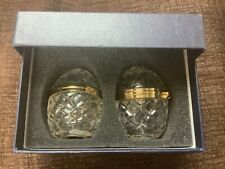 Pair lead crystal for sale  SKIPTON