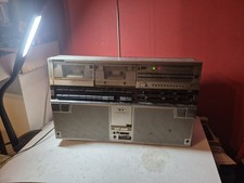 Usado, Rádio/cassete estéreo retrô vintage Sharp GF-555 4 bandas Boombox Ghetto Blaster comprar usado  Enviando para Brazil