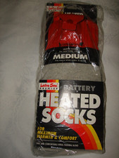 Usado, Novo Selado Vintage 1 Par de Meias Lectra Sox Premier Aquecidas a Bateria Tamanho 9-10.5 comprar usado  Enviando para Brazil