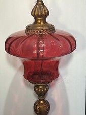 Vintage cranberry glass for sale  North Hollywood