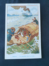 Cpa croquis escale d'occasion  Le Havre-