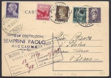 Storia postale luogotenenza usato  San Bonifacio