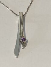 Sterling silver amethyst for sale  TAUNTON