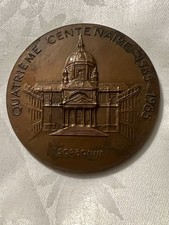 Medalha de arte francesa Cardeal Richelieu/Sorbonne bronze 82 mm por R. Joly 1985 comprar usado  Enviando para Brazil