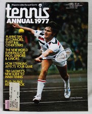 TENNIS MAGAZINE OF THE RACQUET SPORTS FEBRUARY 1977 ANNUAL ISSUE - JIMMY CONNORS comprar usado  Enviando para Brazil